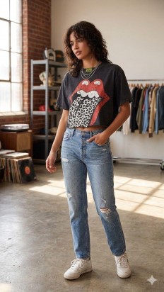 לצפייה במוצר ROLLING STONES CROPPED T-SHIRT